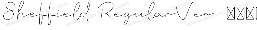 Sheffield RegularVer字体转换